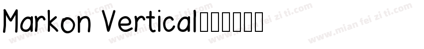 Markon Vertical字体转换